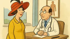 Witz: Neuer Hut, Herr Doktor?