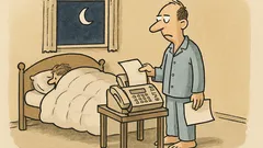 Witz: Vorprogrammierte Nachtfaxe – Absender gesucht