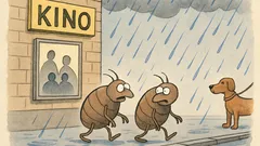 Witz: Zwei Flöhe kommen aus dem Kino