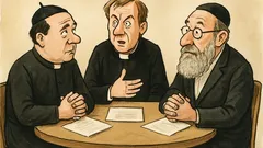 Witz: Sitzen drei Geistliche zusammen …