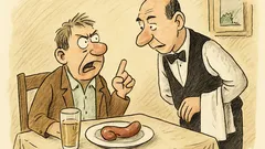 Witz: Ein Gast beschwert sich über Wurst