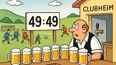 Witz: Zwei Fussballvereine bestellen Mass um Mass