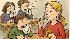 Witz: Alle Kinder husten, nur nicht Nikola…