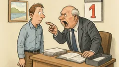 Witz: „Urlaubsantrag? Kommen Sie bloß nicht…“