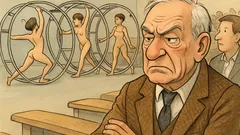 Witz: Bei einem Damen-Rhönrad-Wettkampf sitzt…