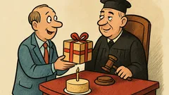 Witz: Ein Richter hat Geburtstag – und dann…