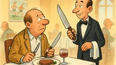 Witz: Herr Ober, Unterschied beim Braten?