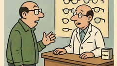 Witz: Ein Mann kommt zum Optiker …