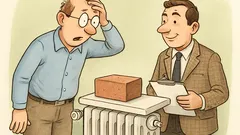 Witz: Ein Ziegel liegt uf dr Heizung…