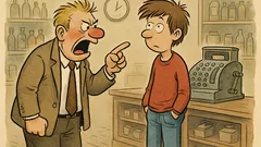 Witz: Der Vater tobt: „Warum keine Stellung?“