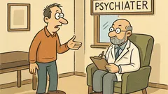 Witz: Kommt en Maa zum Psychiater
