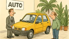Witz: Ein Mann geht ins Autohaus