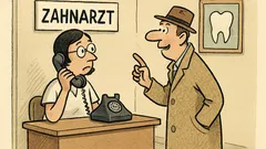 Witz: «Guten Tag, ich möchte den Zahnarzt!»