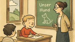 Witz: Schulklasse bekommt Aufsatzthema «Unser Hund»