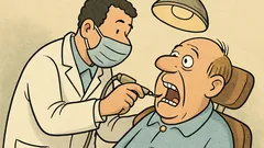 Witz: Müller beim Zahnarzt – Goldplombe?