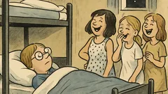 Witz: In der Jugendherberge schläft Ilse mit Brille