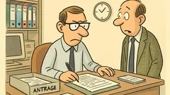 Witz: Im Amt beantragt er die Erklärungsfrist