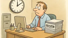 Witz: Im Büro heisst er «Fristen-Einhalter»