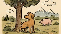 Witz: Hebt es Tier am Baum ein Bein…