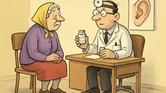 Witz: Eine ältere Dame kommt zum Arzt