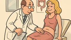 Witz: Der Arzt lobt die feine Naht