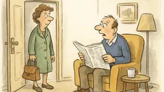 Witz: Die Frau kommt vom Arzt heim…