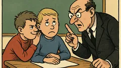 Witz: Peter kann die Frage nicht