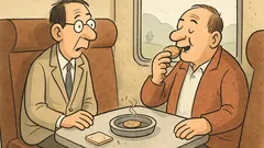 Witz: Zwei Männer sitzen im Zug…