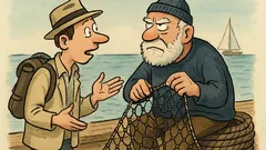 Witz: Fragt ein Tourist den alten Seemann…
