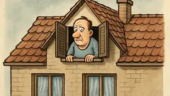 Witz: Ein Mann wohnt im Dachgeschoss…