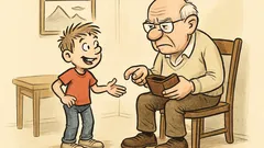 Witz: «Papilein, gibsch em Gabilein Märklein?»