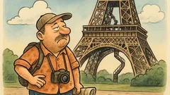 Witz: Ein Tourist vorm Eiffelturm seufzt…
