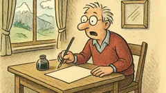 Witz: Wie merkt man unsichtbare Tinte leer?