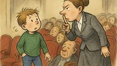 Witz: Karlchen im Theater – schlafen alle?