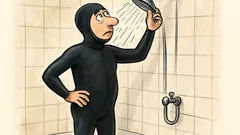 Witz: Was ist ein Neoprenanzugsduscher?