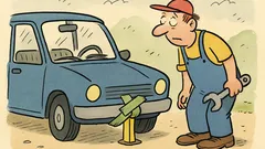 Witz: Die letzten Worte vom Do-it-yourself-Mechaniker