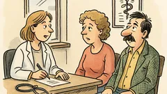 Witz: Frau Doktor, mein Mann redet nachts…