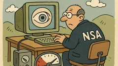 Witz: Mit em Telekom-Vertrag surft d’NSA langsam