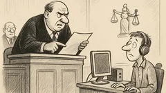 Witz: Angeklagter, Sie haben MP3 heruntergeladen?