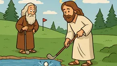 Witz: Jesus und Moses beim Golf…