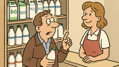 Witz: Ein Frischmilchtrinker kommt in den Laden...