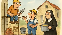 Witz: Es wird emol es Kloster renoviert…