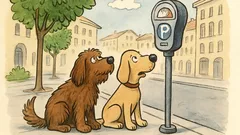 Witz: Zwei Hunde kommen in die Stadt