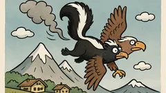Witz: Was passiert, wenn Stinktier Adler kreuzt?