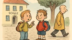 Witz: Mäxchen erzählt in der Schulpause