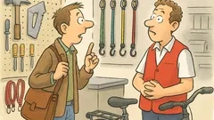 Witz: Im Baumarkt sucht er Bunjiseilende-Mitnehmer