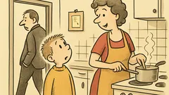 Witz: Du, Mutti, was ist Meinungsaustausch?