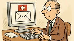 Witz: E-Mail mit Briefkopf? Typisch Schweiz.