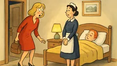 Witz: Haben Sie die Kinder ins Bett gebracht?