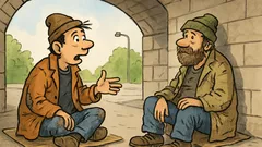 Witz: Fragt ein Penner den andern